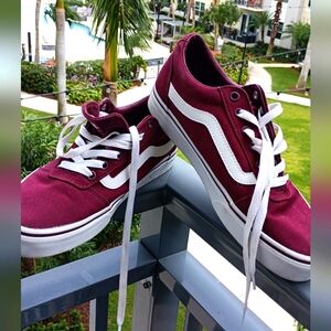 Cool and cozy Vans. Unique color  Rock with these!